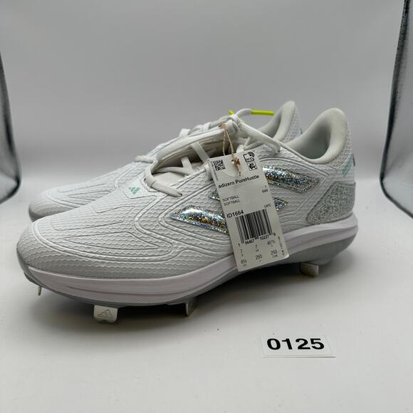 Adidas Purehustle 3 ID1664 Women's 8.5 Baseball Cleats - Picture 2 of 10